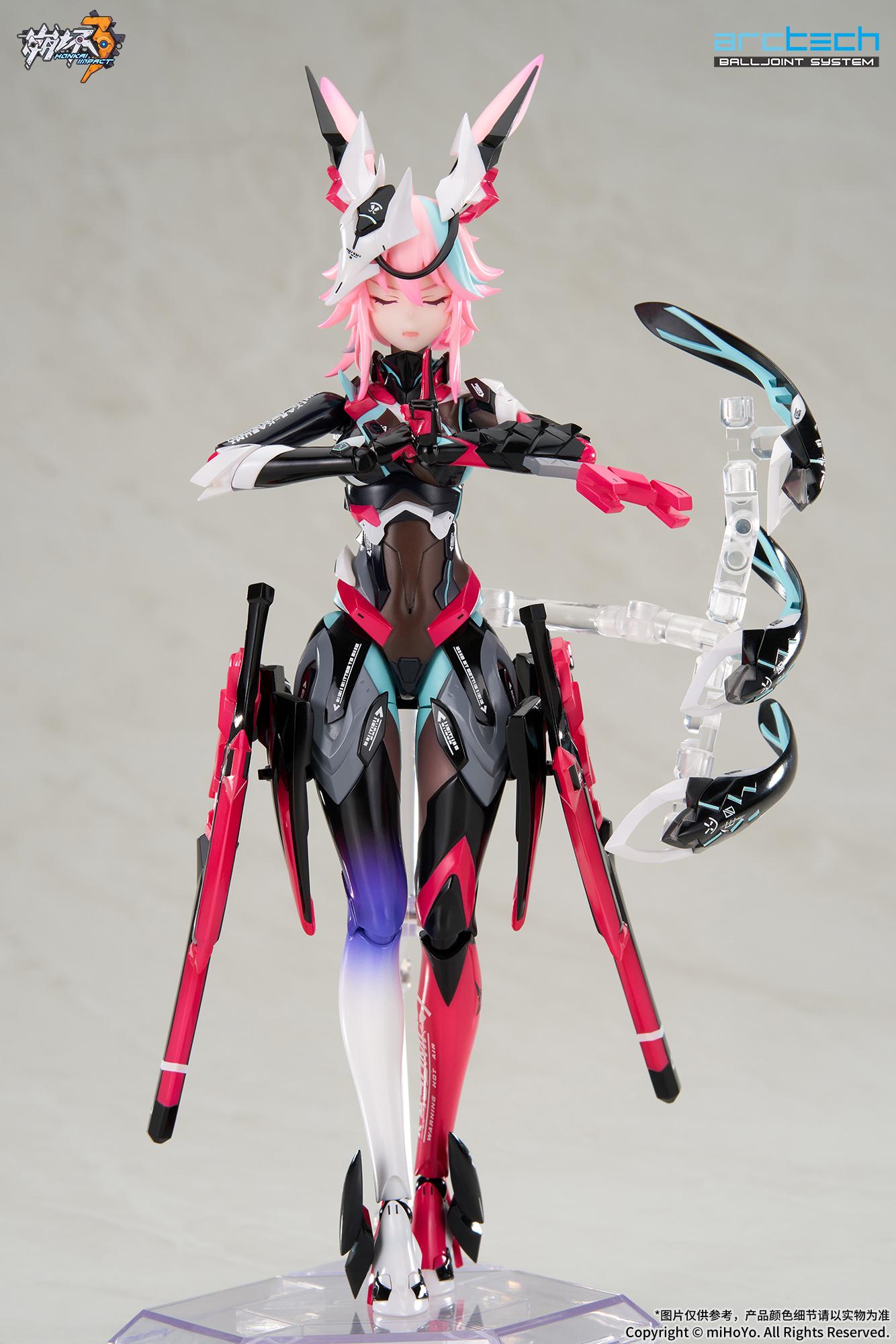 ARCTECH Posable Series Honkai Impact 3rd Sakura Yae Darkbolt Jonin Neon Shade Ver. 1/8 Scale Figure