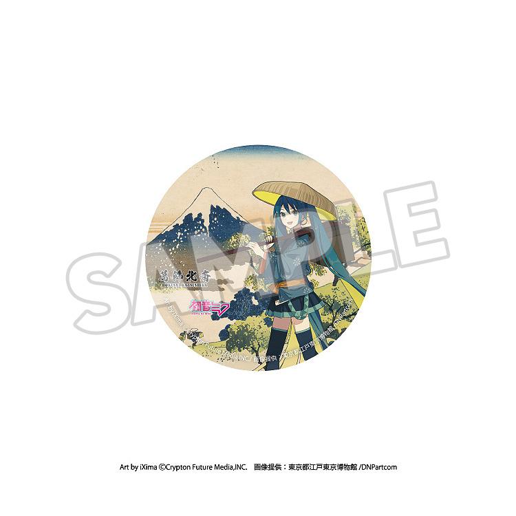 KATSUSHIKA HOKUSAI x HATUNE MIKU Katsushika Hokusai x Hatsune Miku Pinback Button (BOX)