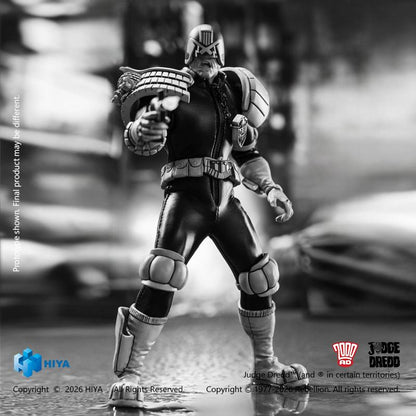 HIYA Exquisite Super Series 1/12 Scale 6 Inch JUDGE DREDD Judge Dredd Black&White Ver. Action Figure