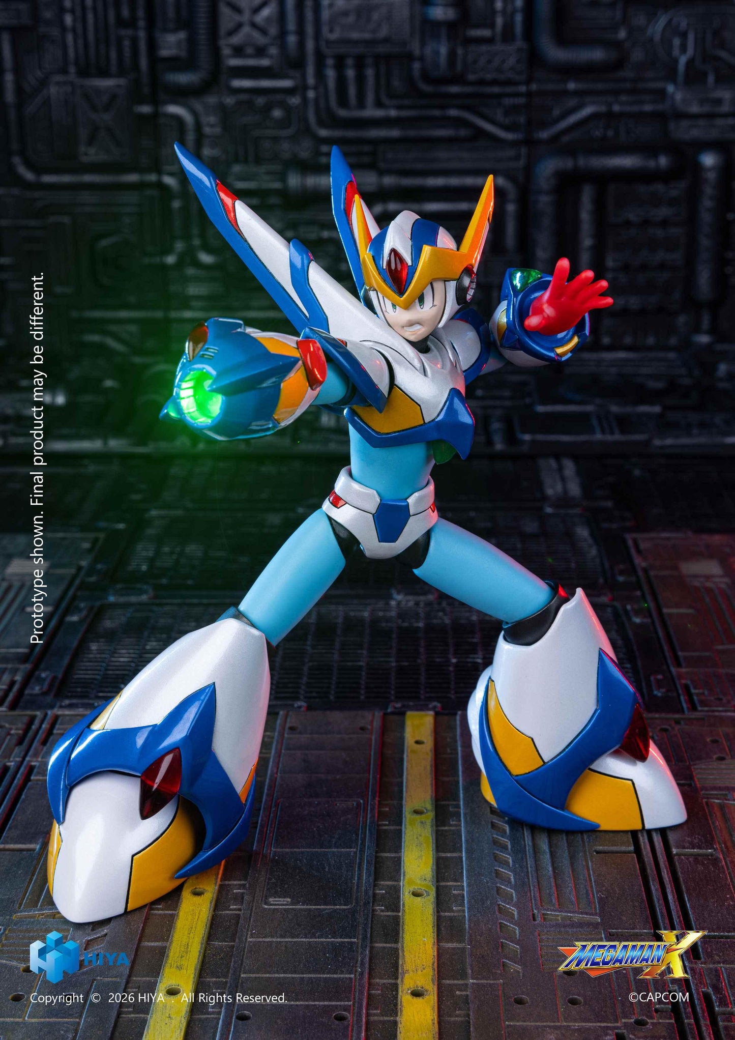 HIYA Exquisite Basic Series None Scale 6 Inch Mega Man X series X Falcon Armor Version Action Figure