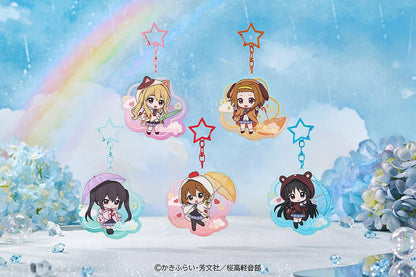 (Blind Box) K-ON! Fluffy Rain Series Collectible Acrylic Keychain