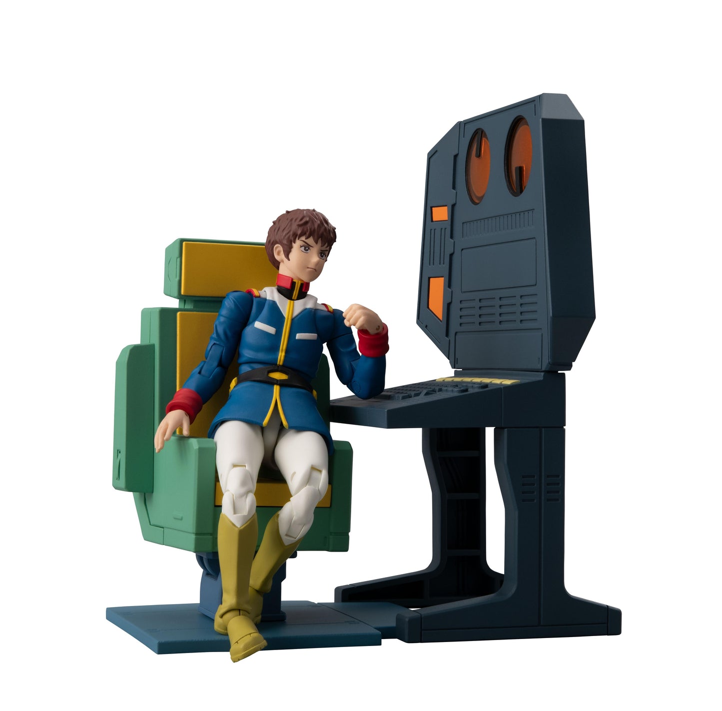 G.M.G. COLLECTION EX Mobile Suit Gundam White Base Bridge Radio operator Desk set (with gift)