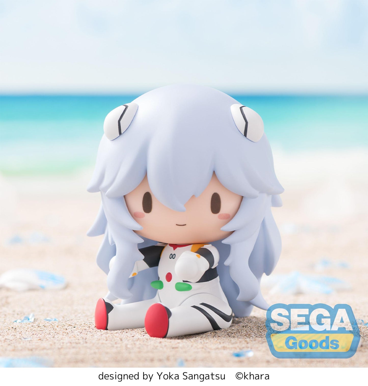fuwa petit "EVANGELION: 3.0+1.0 Thrice Upon a Time" Chibi Figure "Rei" Long Hair
