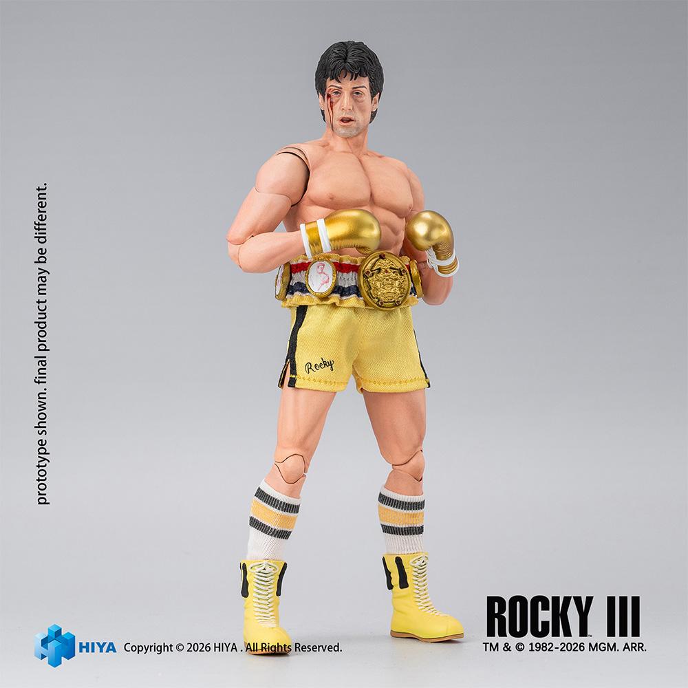 HIYA Exquisite Super Series 1/12 Scale 6.3 Inch Rocky III Rocky Boxer Version Action Figure