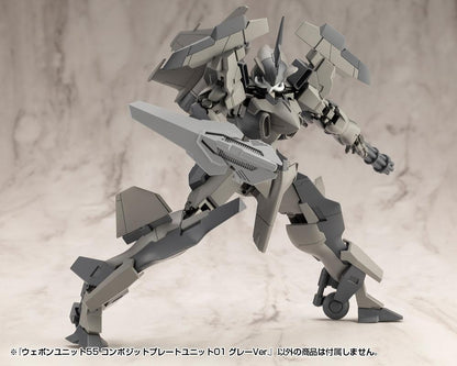 (Model Kits) M.S.G WEAPON UNIT55 COMPOSITE PLATE UNIT01 GRAY Ver. (Rerun)