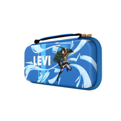 Official Attack on Titan Limited Edition EVA Hard Shell Carrying Case (Levi Blue)- Drakong