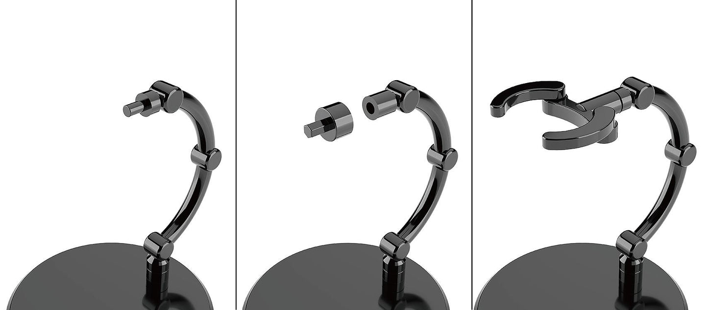 The Simple Stand mini x4 Black (for Small Figures & Chibi Figures)