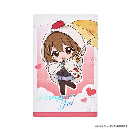 (Blind Box) K-ON! Fluffy Rain Series Collectible Instant Photo-Style Card (2 Piece Set)