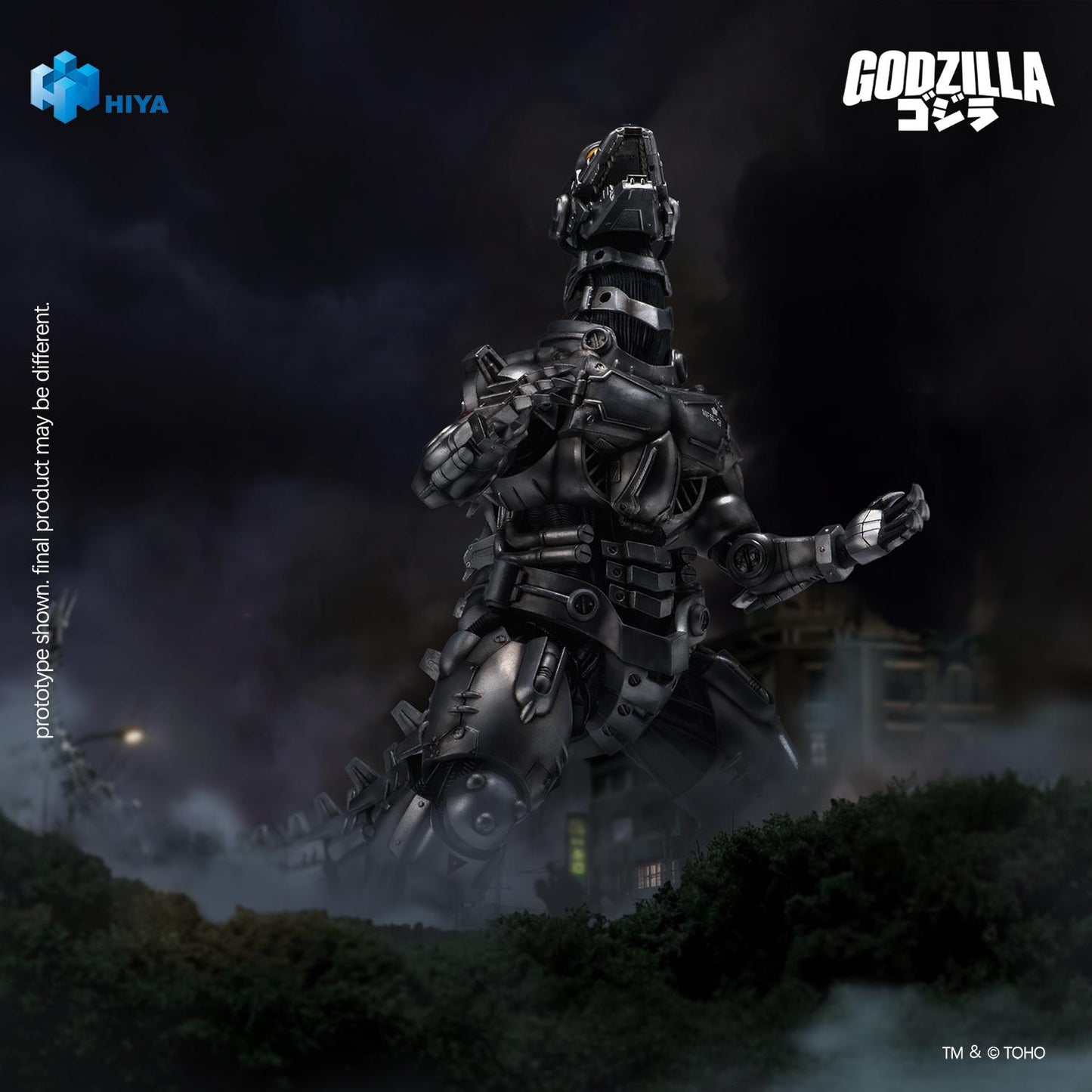 HIYA Exquisite Basic Series None Scale 7.7 Inch Godzilla Tokyo S.O.S. 2003 Mechagodzilla Heavy Arms / High Mobility Version Action Figure