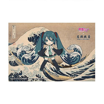 Hatsune Miku x Katsushika Hokusai iXima Postcard The Great Wave off Kanagawa