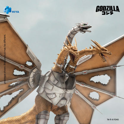 HIYA Exquisite Basic Series None Scale 13 Inch Godzilla vs. King Ghidorah Battle Damaged Mecha King Ghidorah Battle Damaged Action Figure