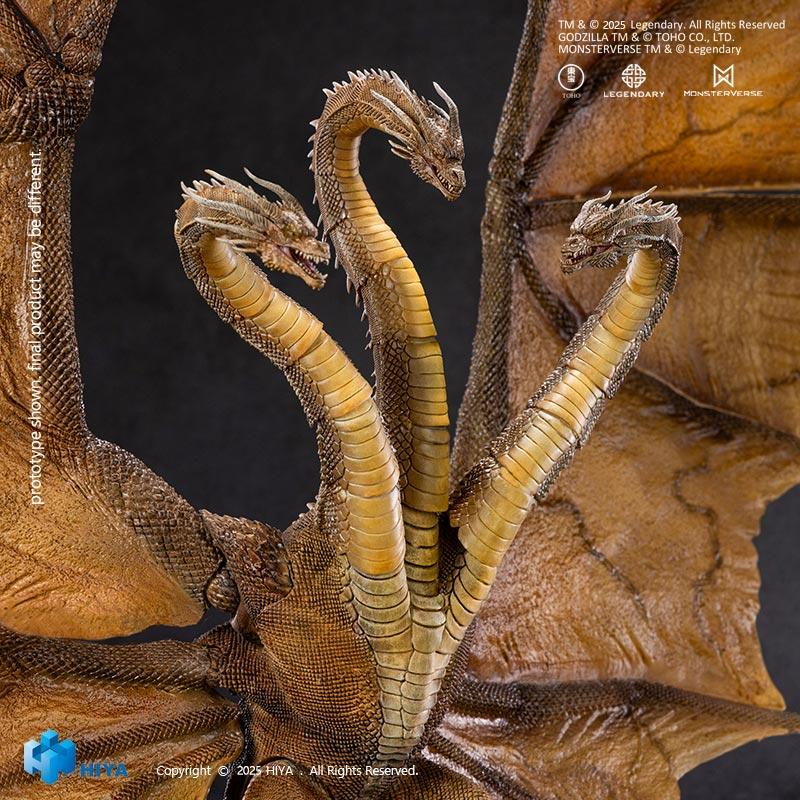 HIYA Exquisite Basic Series None Scale 14 Inch Godzilla King of the Monsters King Ghidorah 2.0 Action Figure
