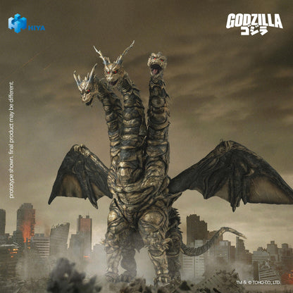 HIYA Exquisite Basic Series None Scale 10 Inch Godzilla Final Wars 2004 Keizer Ghidorah Action Figure