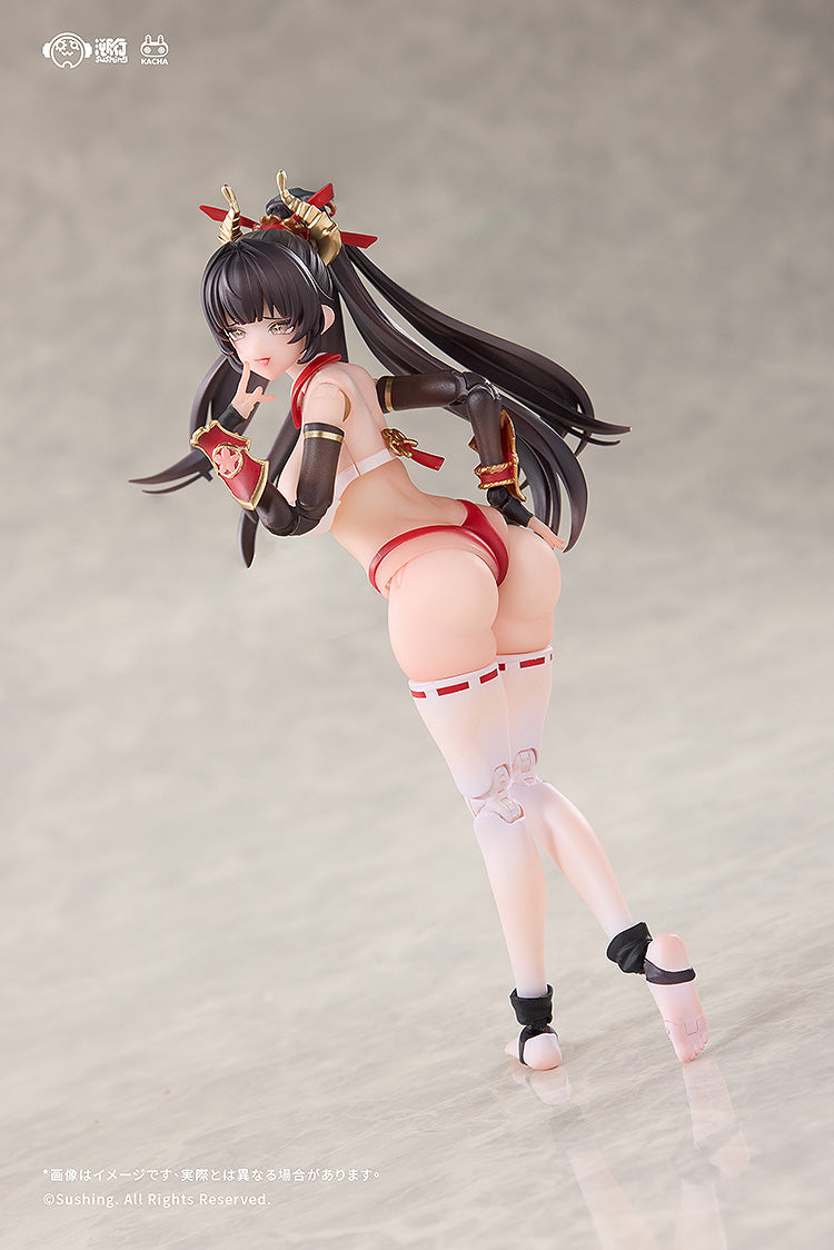 Combat priestess Sakura Uefuji 1/12 Articulated Figure