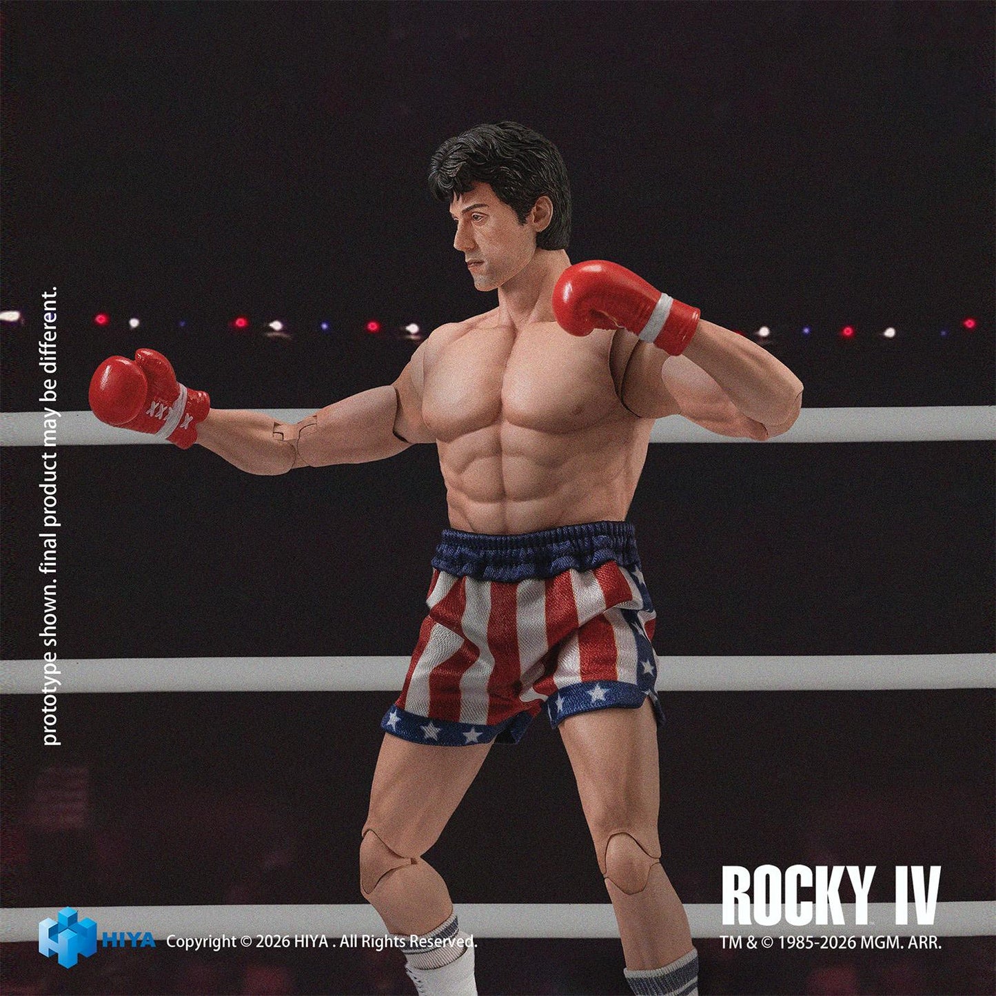 HIYA Exquisite Super Series 1/12 Scale 6.3 Inch Rocky IV Rocky Boxer Version Action Figure