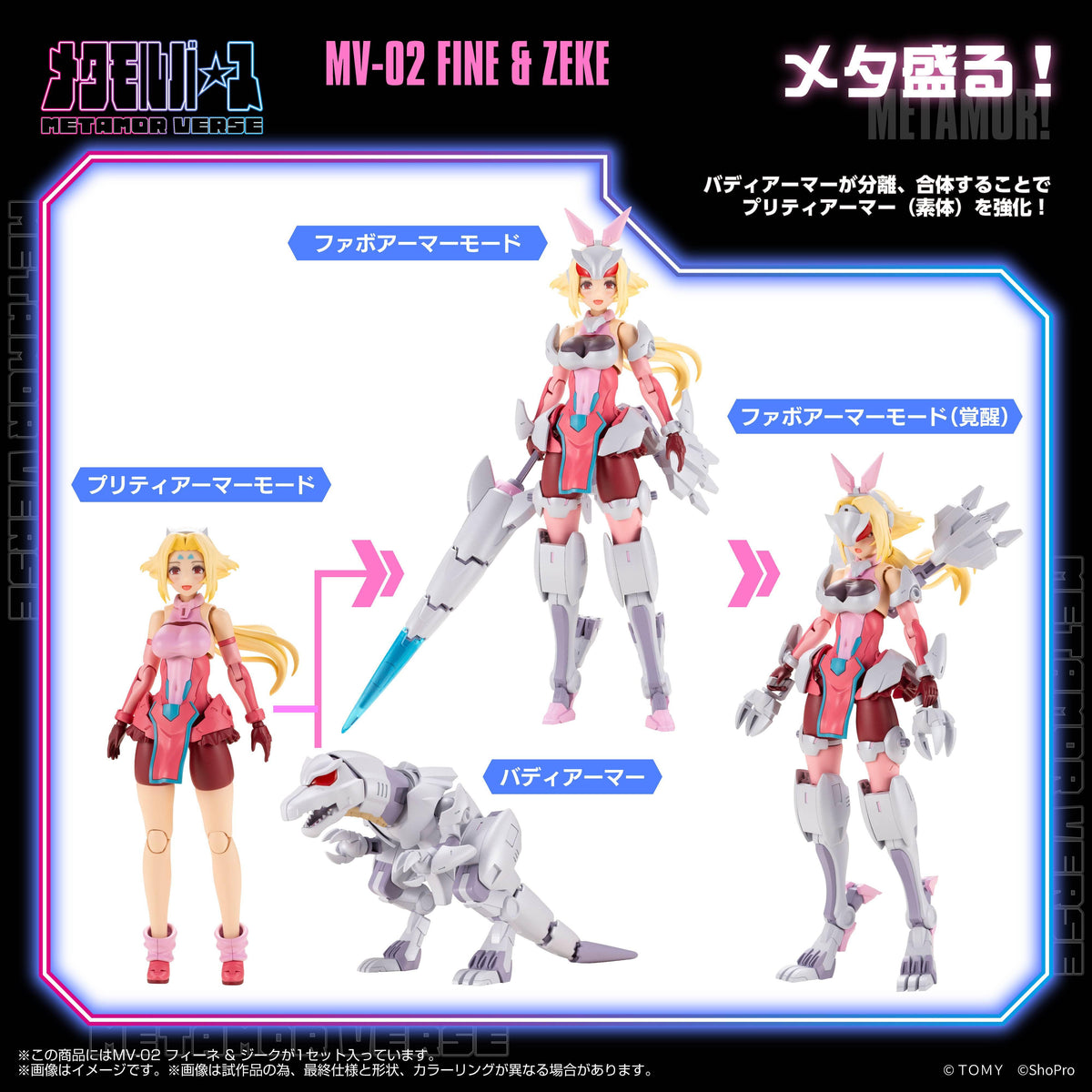 (Model Kits) METAMOVERSE MV-02 FINE & ZEKE