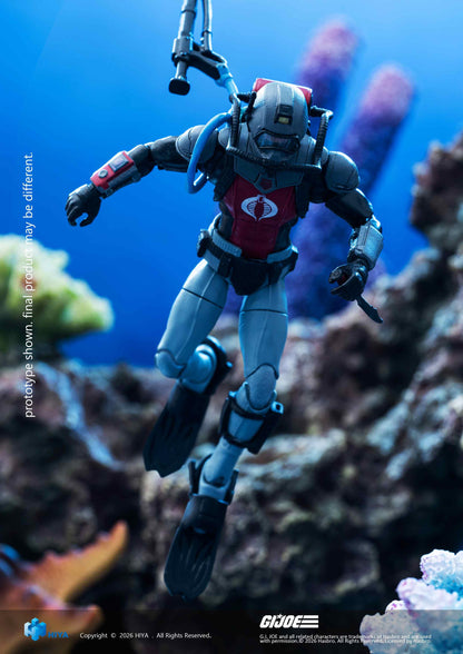 HIYA Exquisite Mini Series 1/18 Scale 4 Inch G.I.Joe Cobra Eel Action Figure