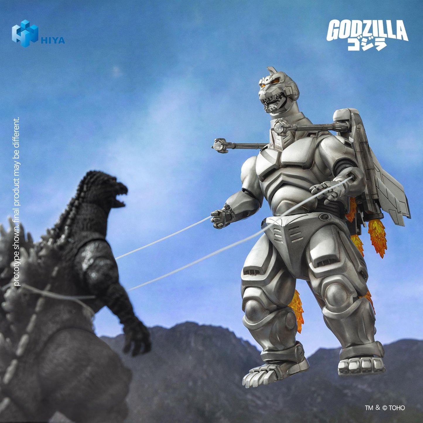 HIYA Exquisite Basic Series None Scale 8.3 Inch Godzilla vs. Mechagodzilla 1993 Super Mechagodzilla Action Figure