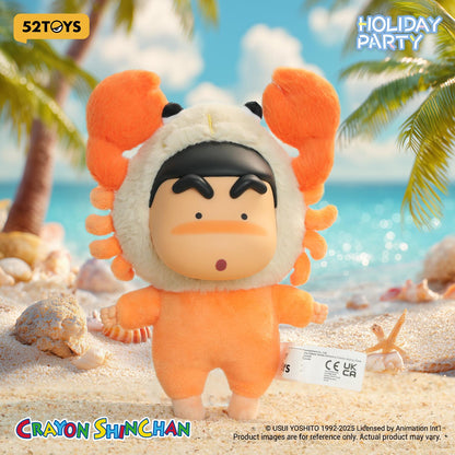 (Blind box) Crayon Shinchan – Holiday Party Series Vinyl Plush Keychain Blind Box