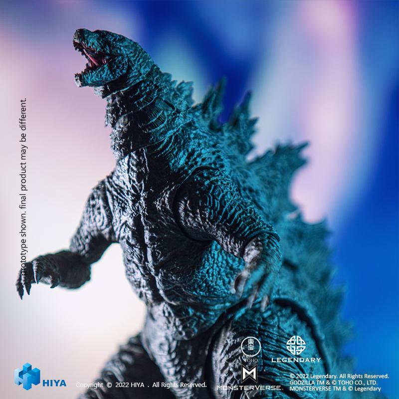 HIYA Exquisite Basic Series None Scale 7 Inch GODZILLA VS KONG Godzilla Action Figure