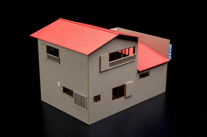 (Model Kits) 1/80 Scale Paper kit Town Corner Accessory Series Store Corner Store