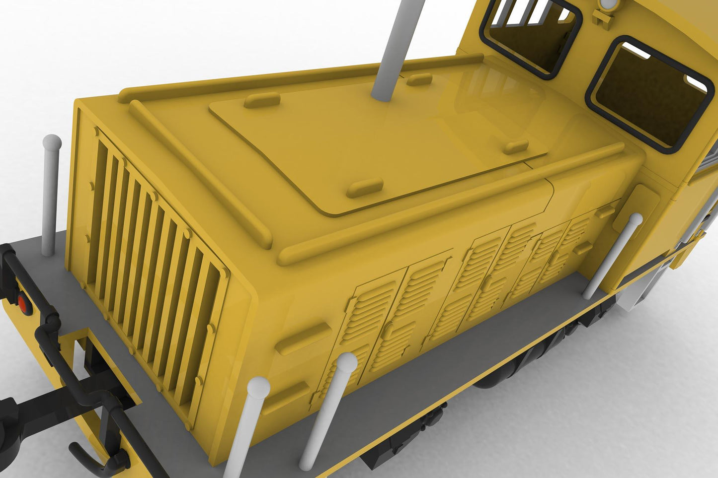 (Model Kits) Switcher(L-shaped Light Yellow color)