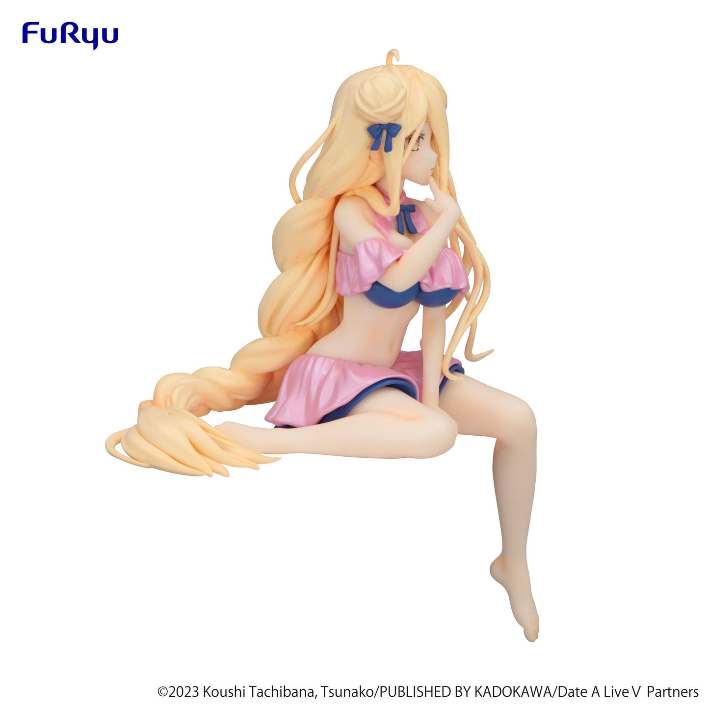 Date A LiveⅤ Noodle Stopper Figure -Mukuro Hoshimiya Swimsuit Pastel Pink Color ver.-