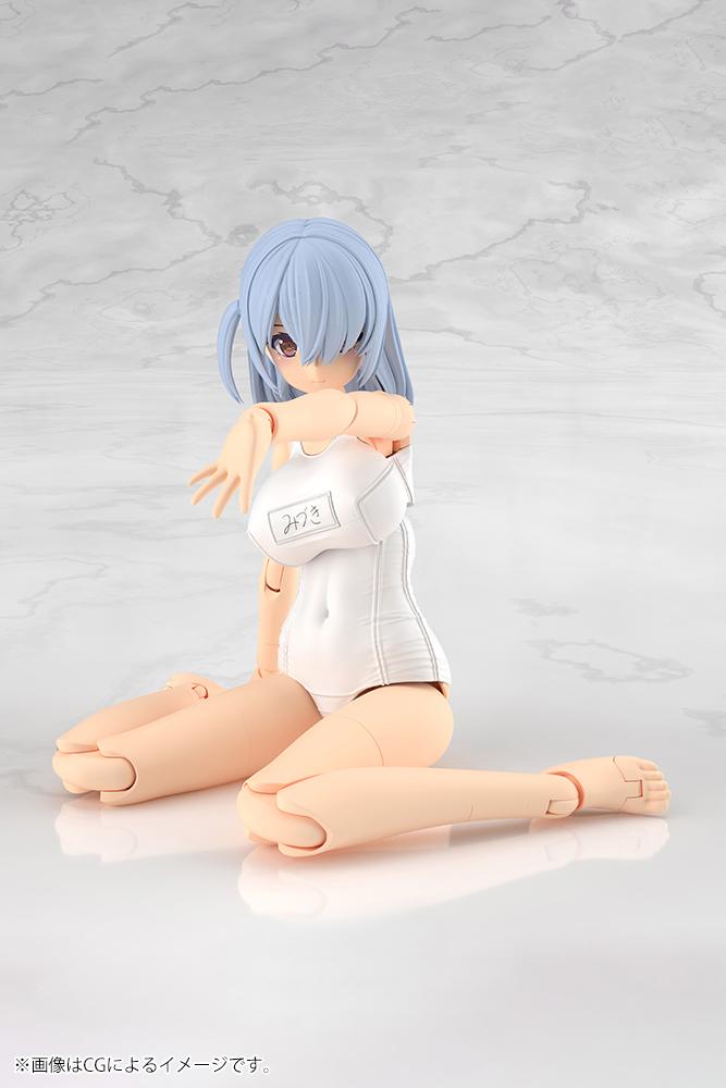 (Model Kits) FRAME ARMS GIRL MIZUKI School Swimsuits White Ver.