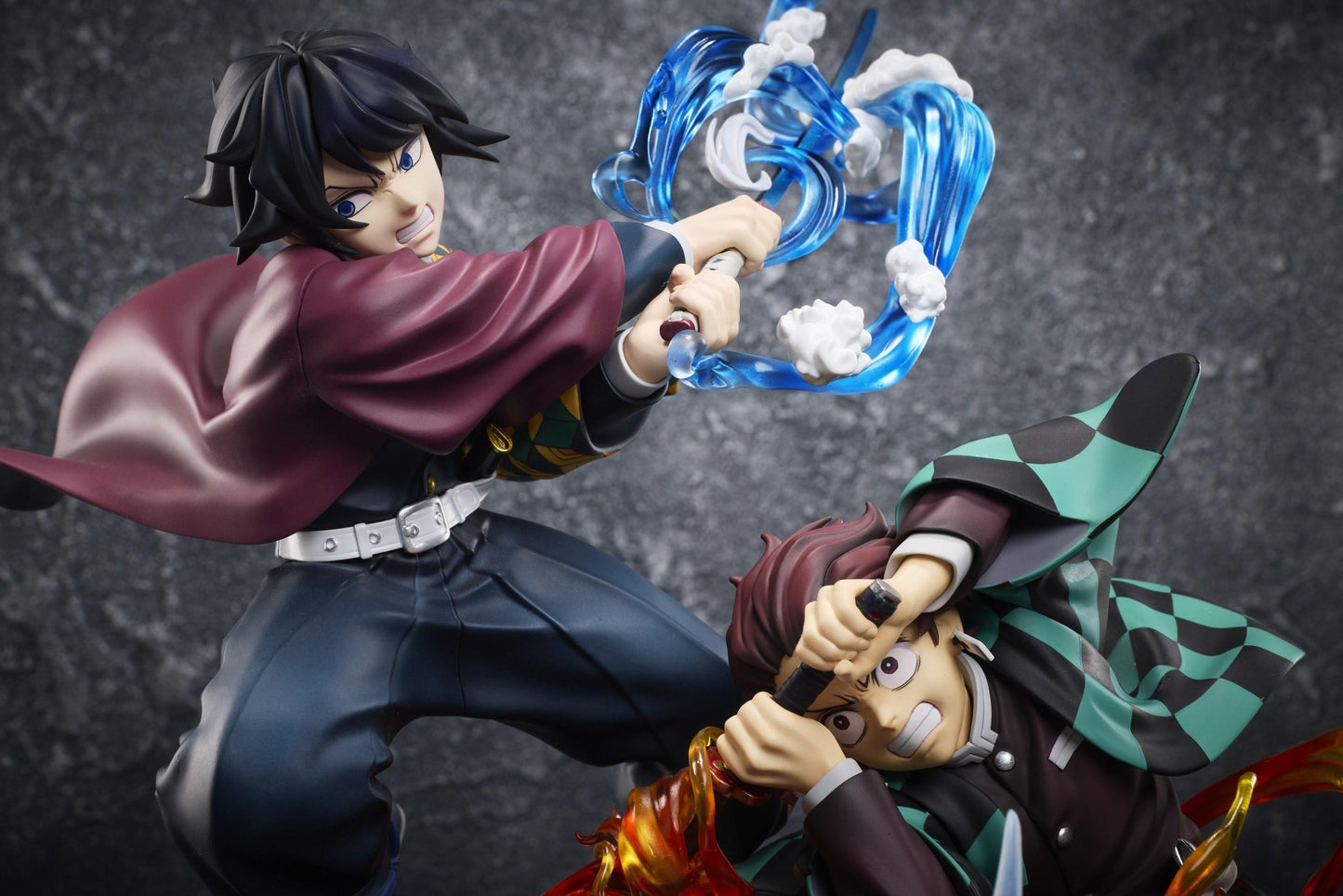 Demon Slayer: Kimetsu no Yaiba Tanjiro Kamado & Giyu Tomioka & Akaza Figure