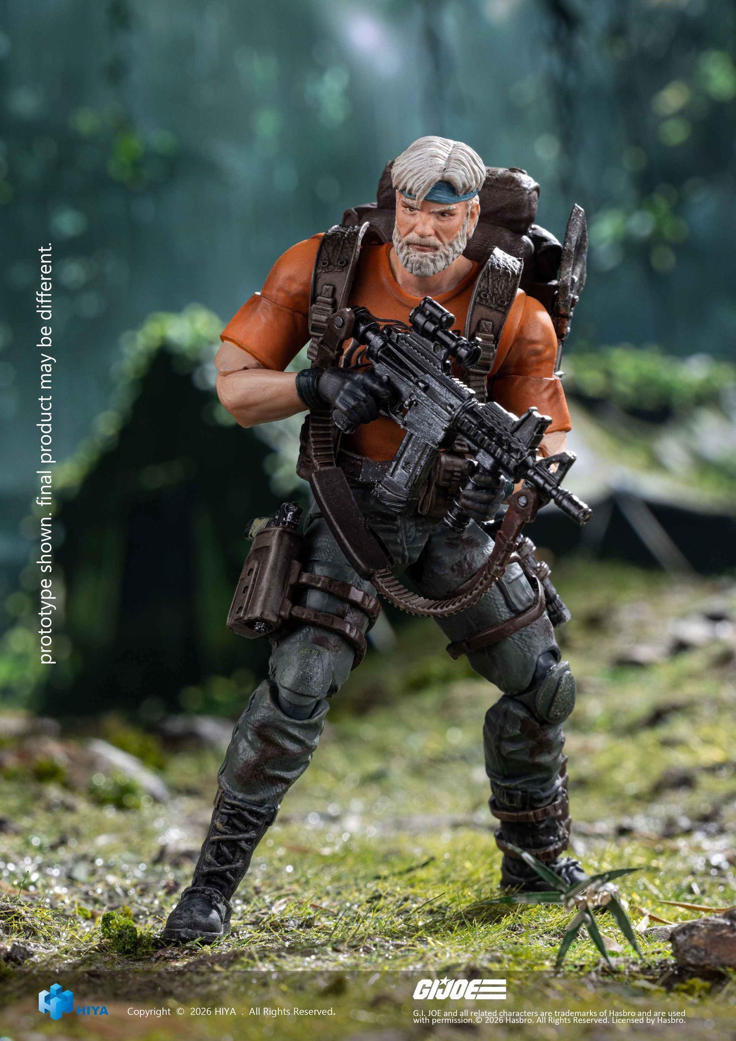 HIYA Exquisite Mini Series 1/18 Scale 4.3 Inch G.I.Joe Outback Tiger Force Version Action Figure