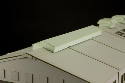 1/80 Scale Paper kit Train depot