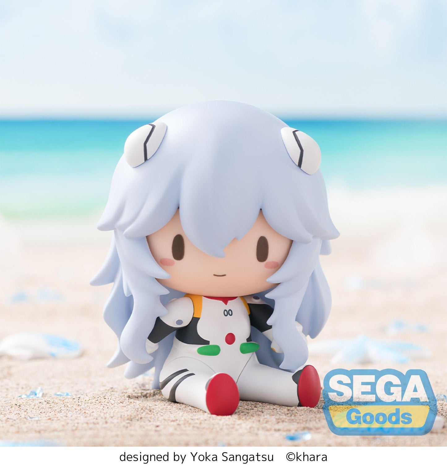 fuwa petit "EVANGELION: 3.0+1.0 Thrice Upon a Time" Chibi Figure "Rei" Long Hair