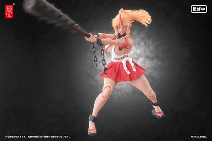 RPGEX-08 Oni Miko Second Daughter Momiji 1/12 Complete Model Action Figure