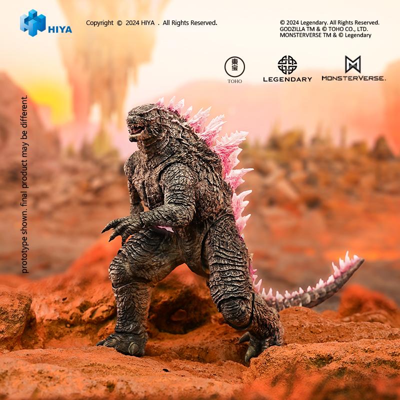 HIYA Exquisite Basic Series None Scale 7 Inch Godzilla x Kong The New Empire Godzilla Evolved Ver. Action Figure