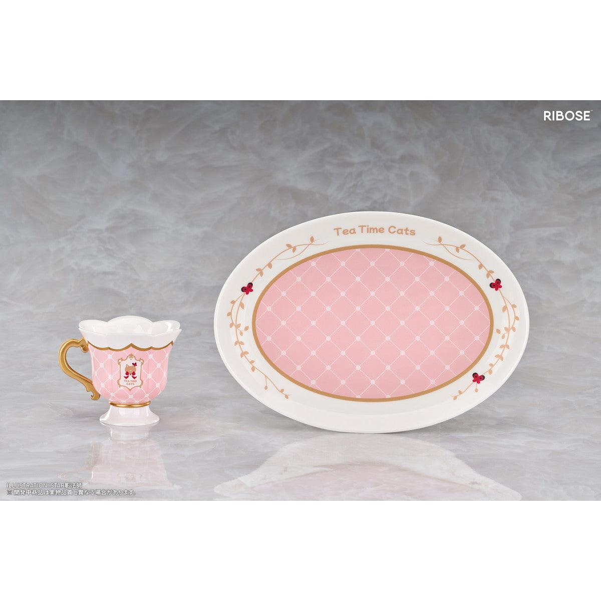DLC Series Tea Time Cats Orange Cat Non Scale Figure