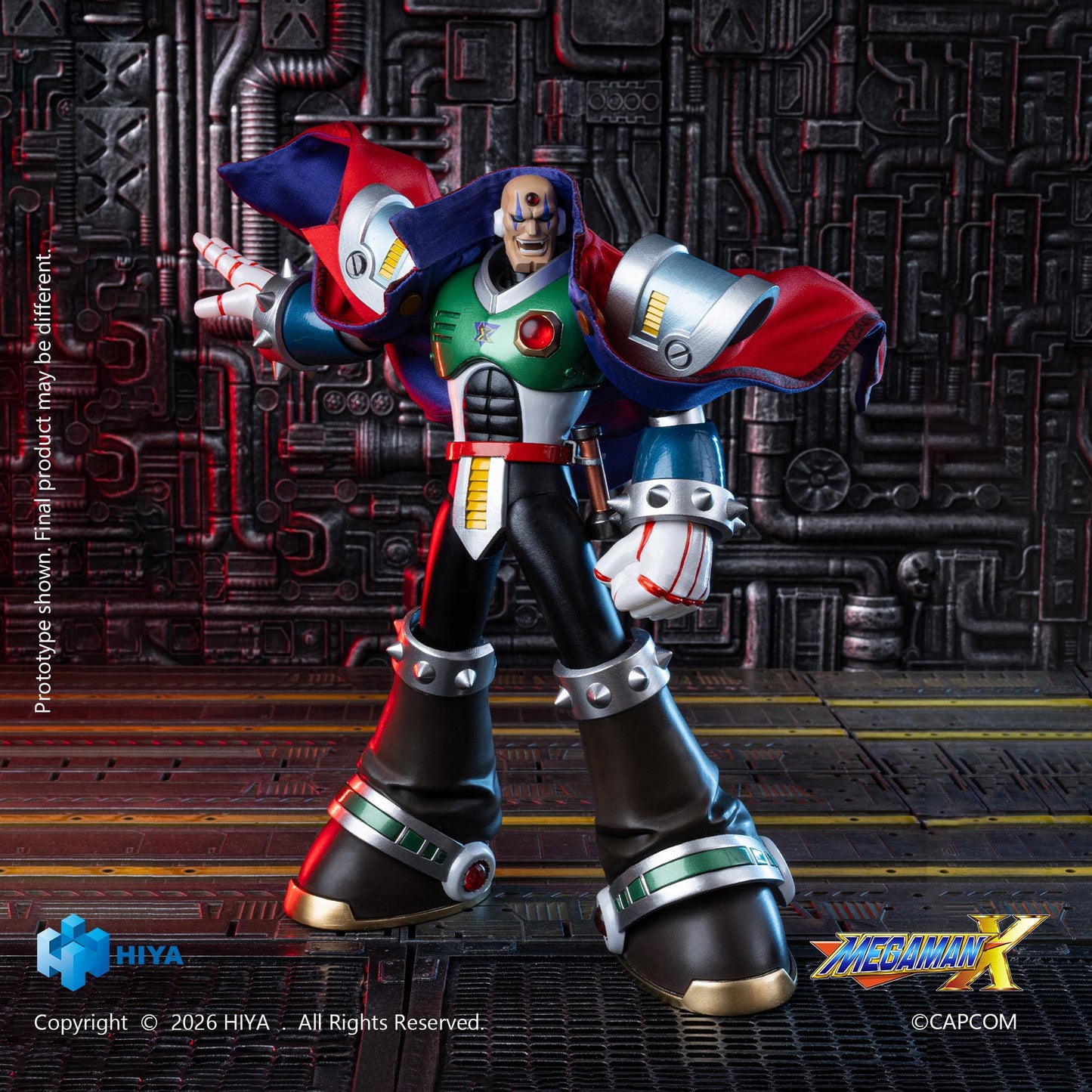 HIYA Exquisite Basic Series None Scale 7.1 Inch Mega Man X series Sigma Action Figure