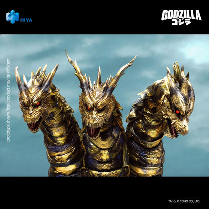 HIYA Exquisite Basic Series None Scale 10 Inch Godzilla Final Wars 2004 Keizer Ghidorah Action Figure