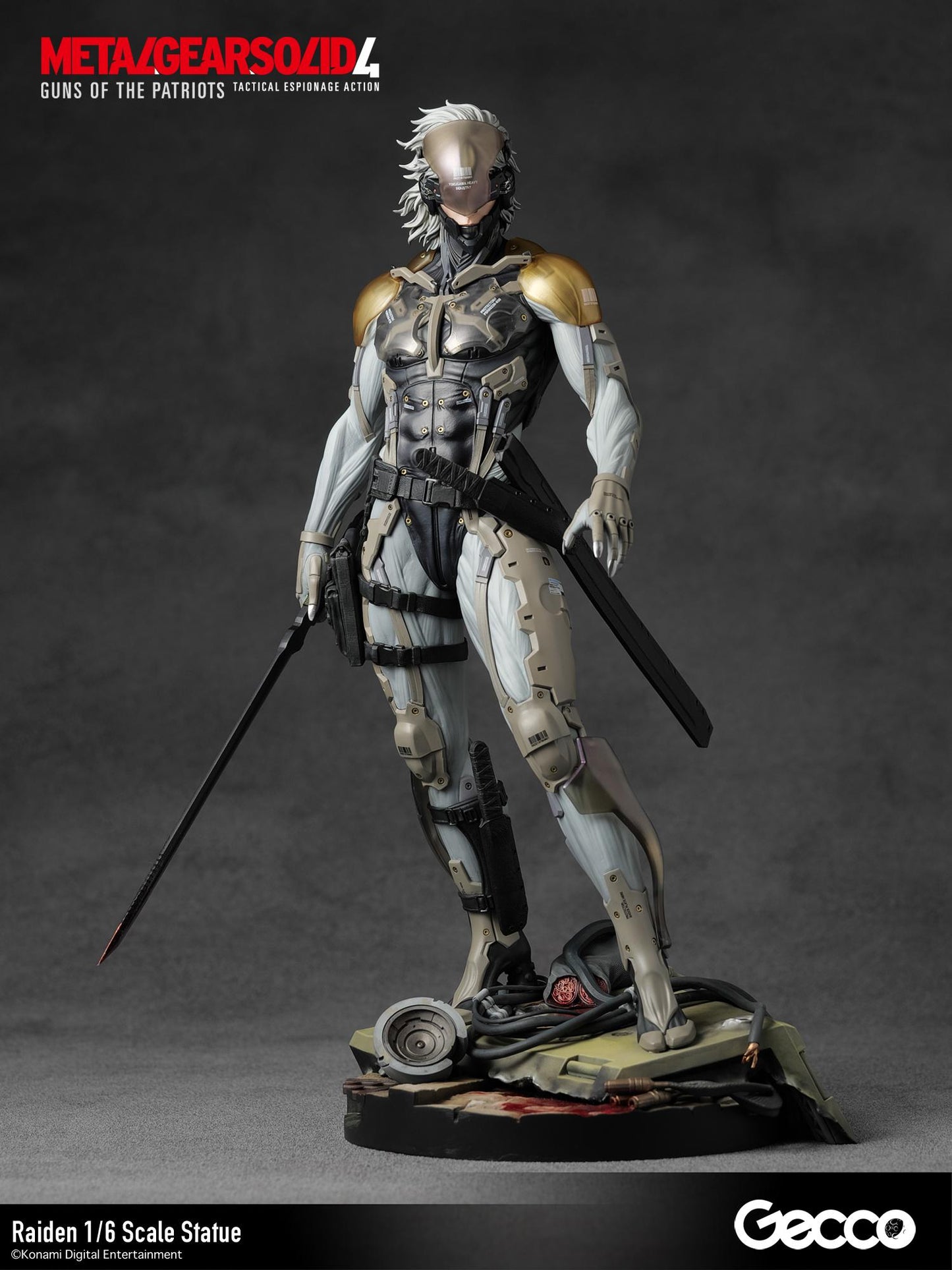 METAL GEAR SOLID 4 GUNS OF THE PATRIOTS, Raiden 1/6 Scale Statue