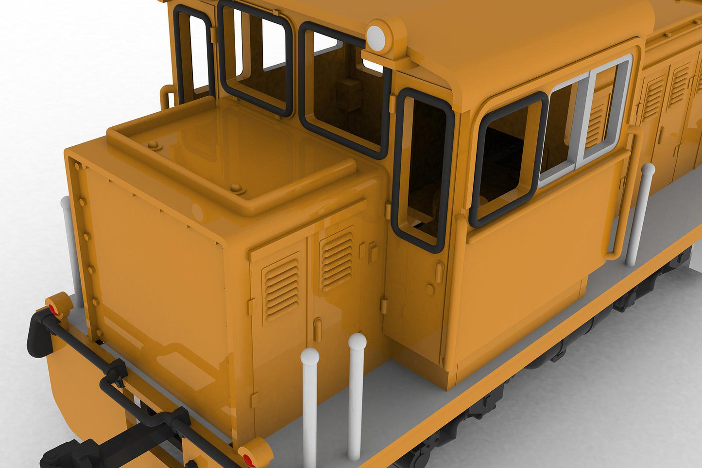 (Model Kits) Switcher(convex-shaped Yellow color) (Rerun)