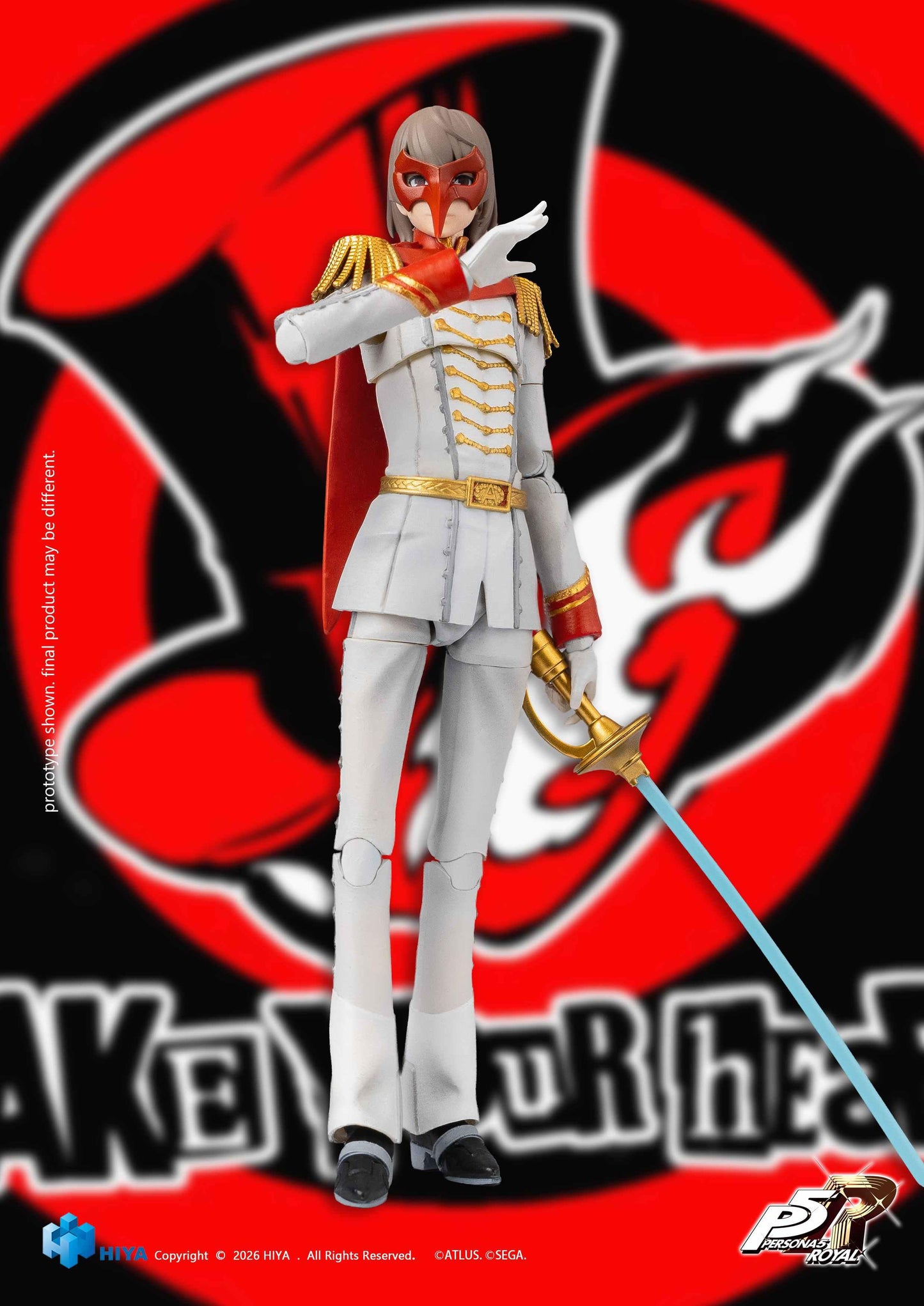 HIYA Exquisite Basic Series 1/12 Scale 6 Inch Persona 5 Royal Crow Action Figure