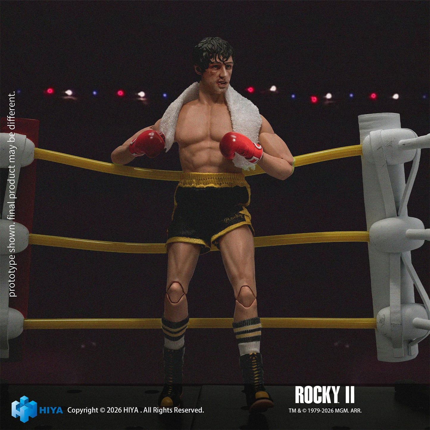 HIYA Exquisite Super Series 1/12 Scale 6.3 Inch Rocky II Rocky Boxer Version Action Figure