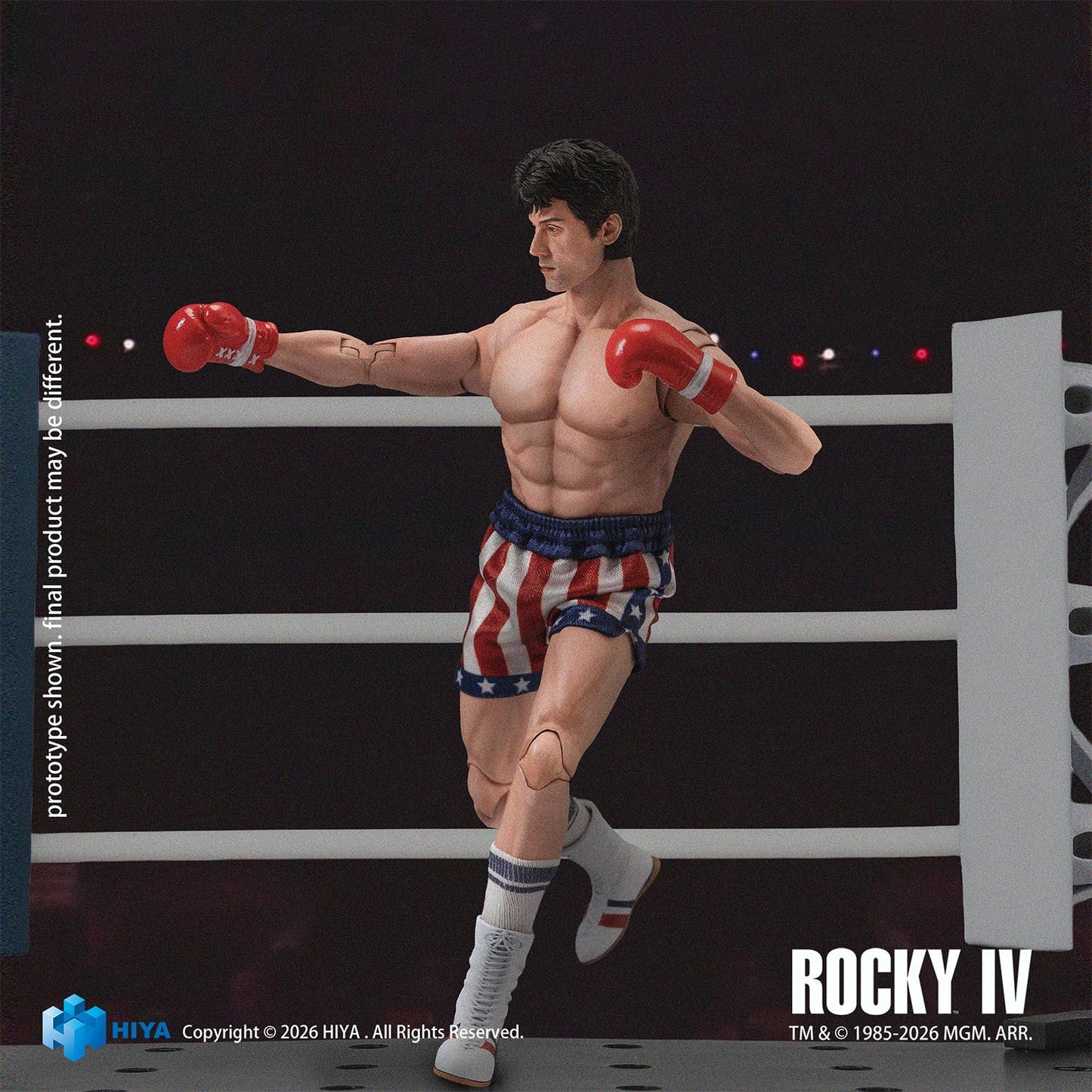HIYA Exquisite Super Series 1/12 Scale 6.3 Inch Rocky IV Rocky Boxer Version Action Figure