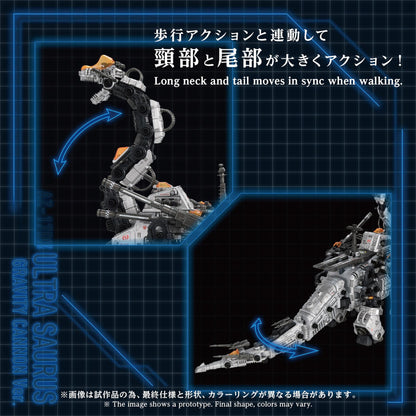 (Model Kits) ZOIDS ADVANCED SERIES AZ-17DX ULTRA SAURUS GRAVITY CANNON DELUXE VERSION