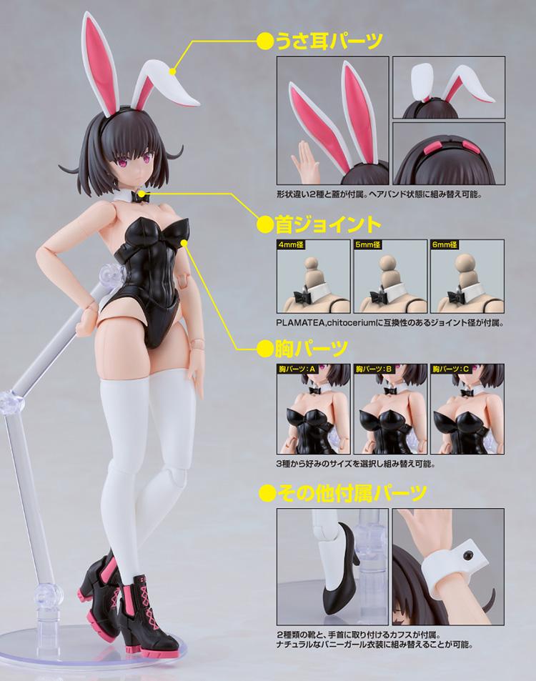 (Model Kits) DF PLAMATEA Kerry: Bunny Ver.