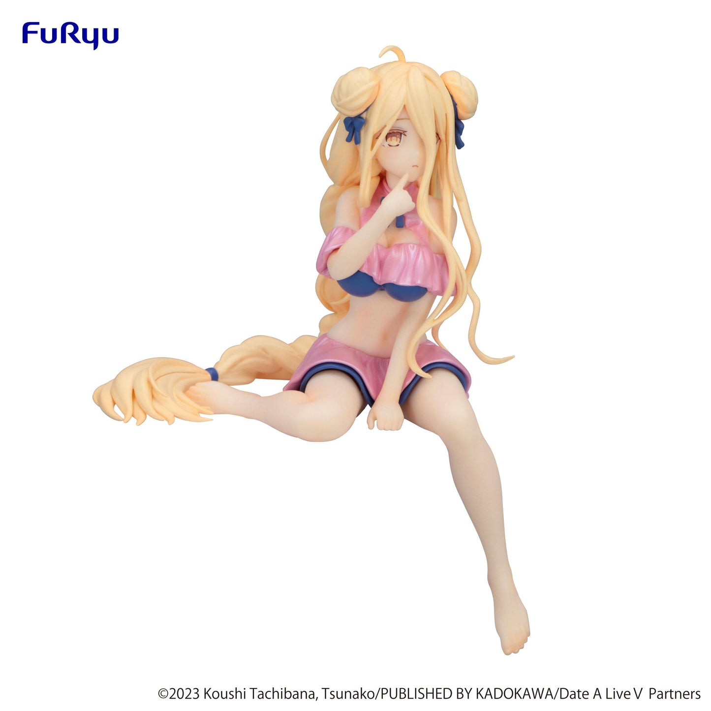Date A LiveⅤ Noodle Stopper Figure -Mukuro Hoshimiya Swimsuit Pastel Pink Color ver.-