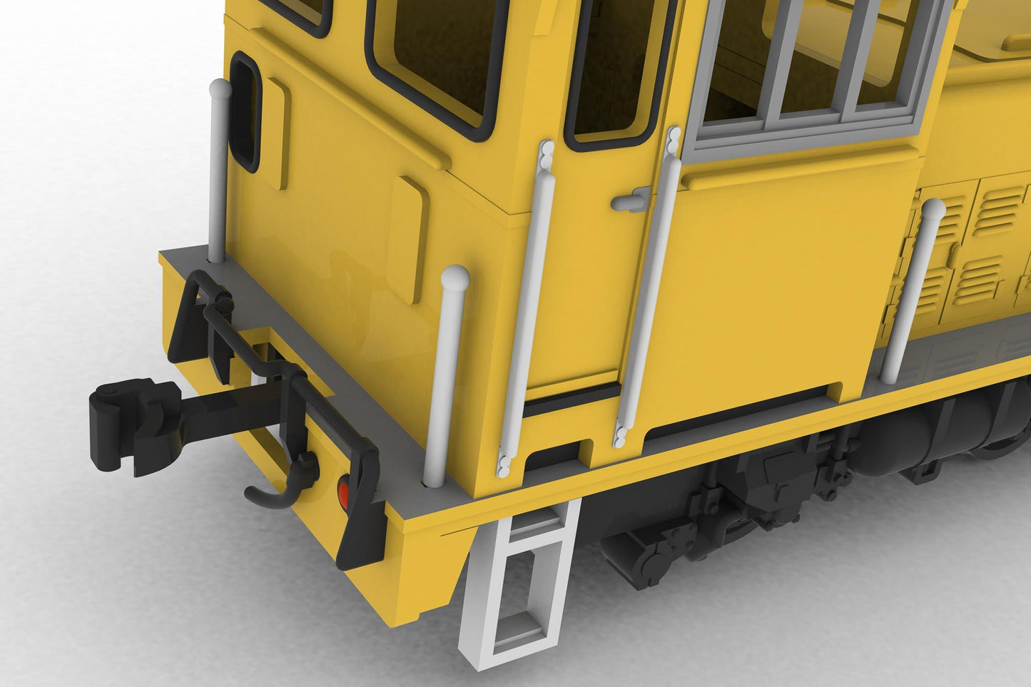 (Model Kits) Switcher(L-shaped Light Yellow color)