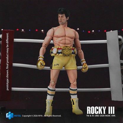 HIYA Exquisite Super Series 1/12 Scale 6.3 Inch Rocky III Rocky Boxer Version Action Figure