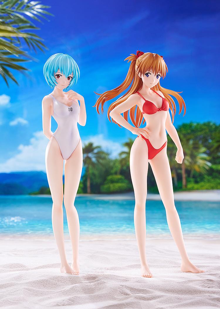 Rebuild of Evangelion POP UP PARADE BEACH QUEENS Asuka Shikinami Langley (Bikini Style) L Size