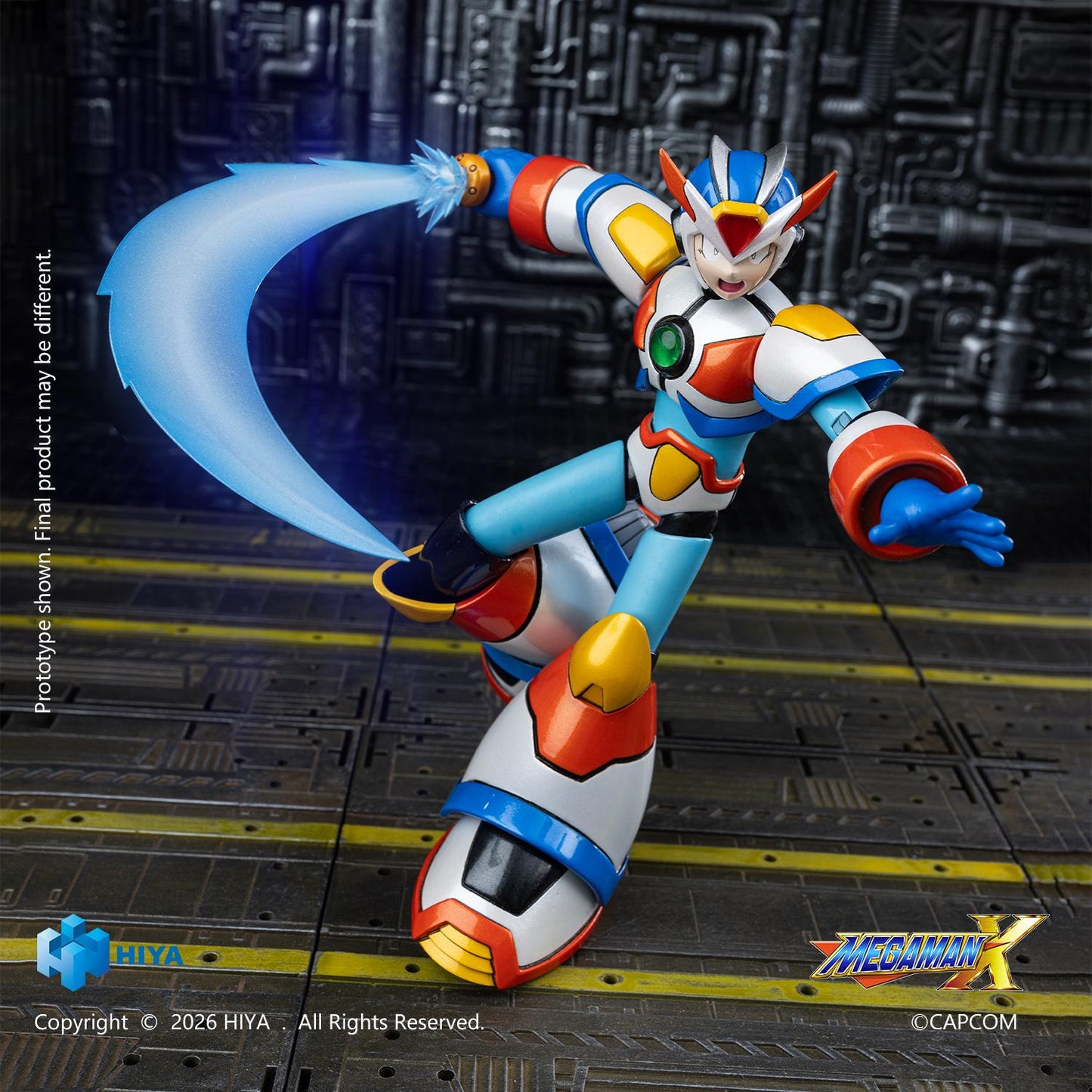 HIYA Exquisite Basic Series None Scale 5.8 Inch Mega Man X series X Max Armor Action Figure
