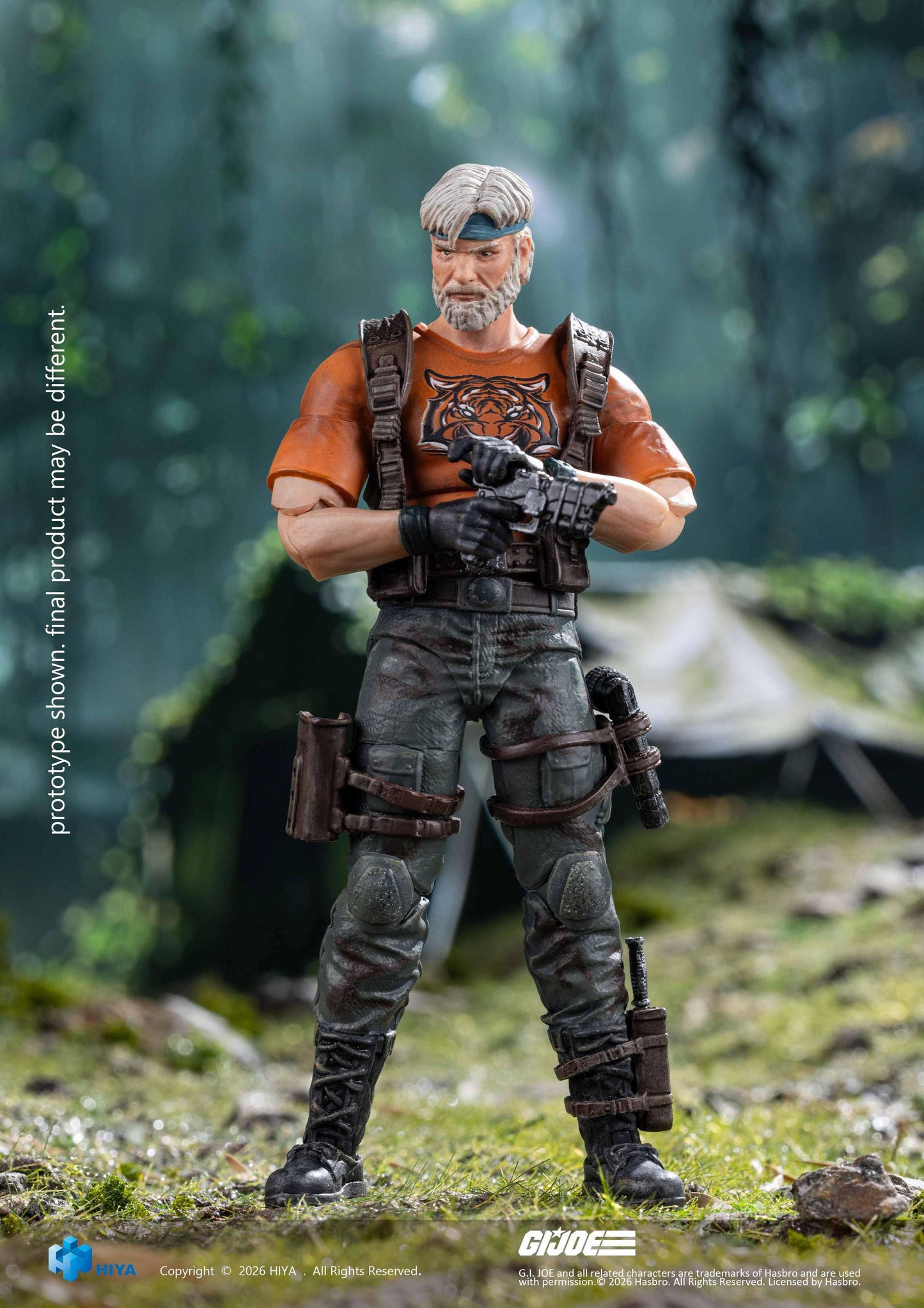 HIYA Exquisite Mini Series 1/18 Scale 4.3 Inch G.I.Joe Outback Tiger Force Version Action Figure